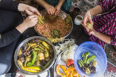 refugee camp meals